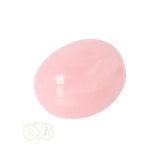 Rose quartz rounded hand stone No. 18