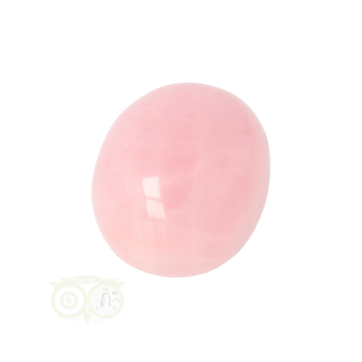 Rose quartz rounded hand stone No. 18