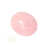 Rose quartz rounded hand stone No. 18