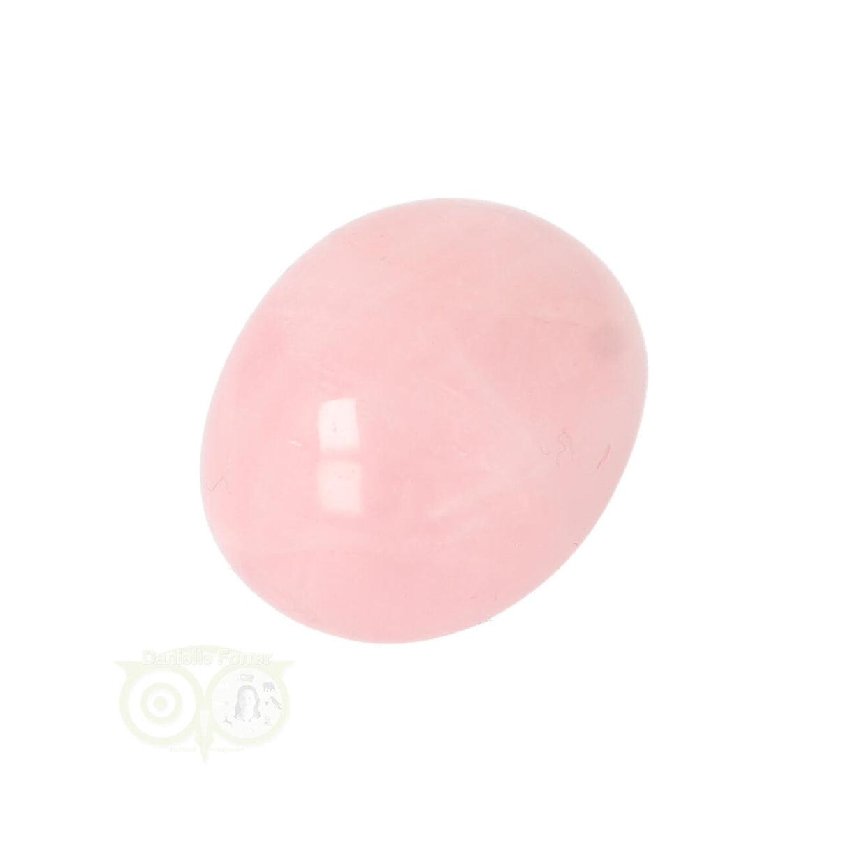 Rose quartz rounded hand stone No. 18