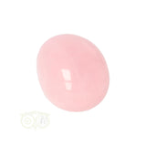 Rose quartz rounded hand stone No. 18