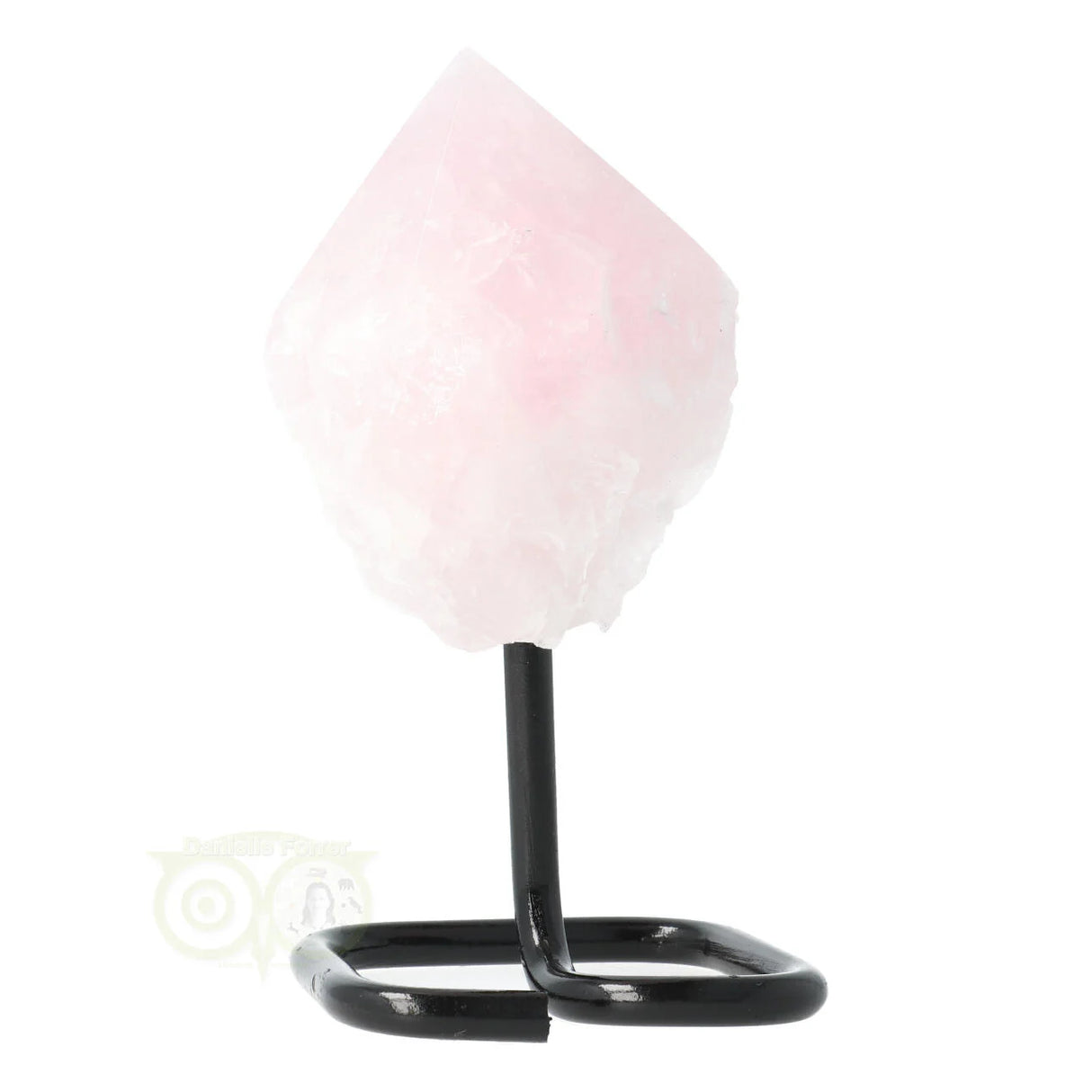 Rosenquarzspitze auf Ständer Nr. 16