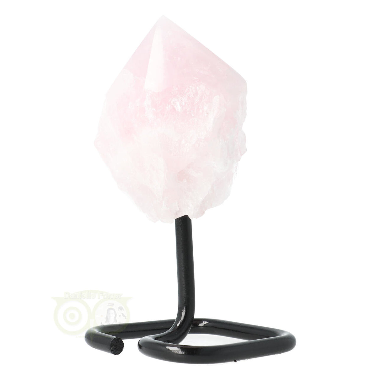 Rosenquarzspitze auf Ständer Nr. 16