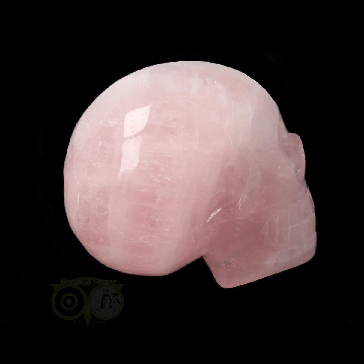 Rose Quartz Skull 711 grams