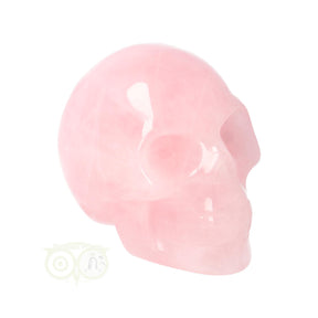 rozenkwarts schedel 98 gram klein edelsteen schedeltje