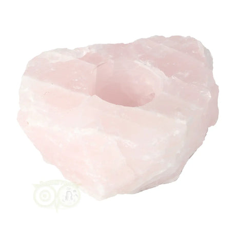 Rose Quartz Tealight No. 26 - 1068 grams | Gemstone tealight
