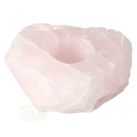 Rose Quartz Tealight No. 26 - 1068 grams | Gemstone tealight