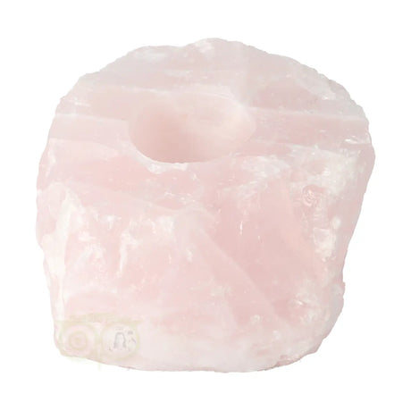 Rose Quartz Tealight No. 26 - 1068 grams | Gemstone tealight
