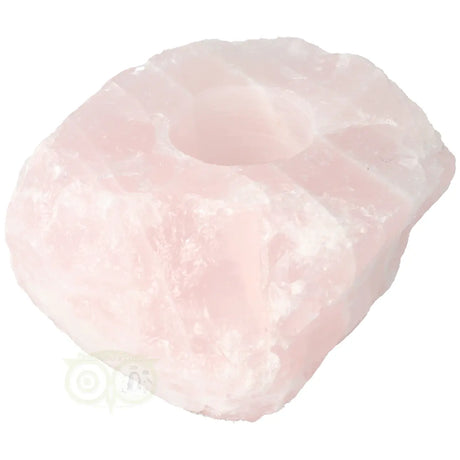 Rose Quartz Tealight No. 26 - 1068 grams | Gemstone tealight