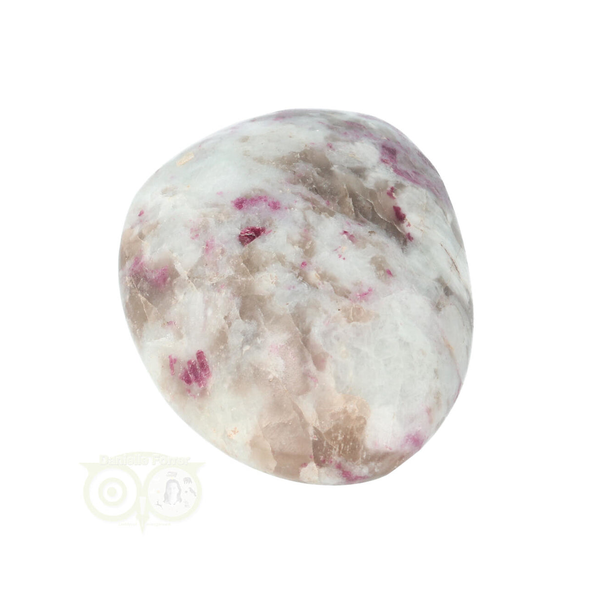 Rubbeliet ( rode toermalijn ) handsteen Nr 33