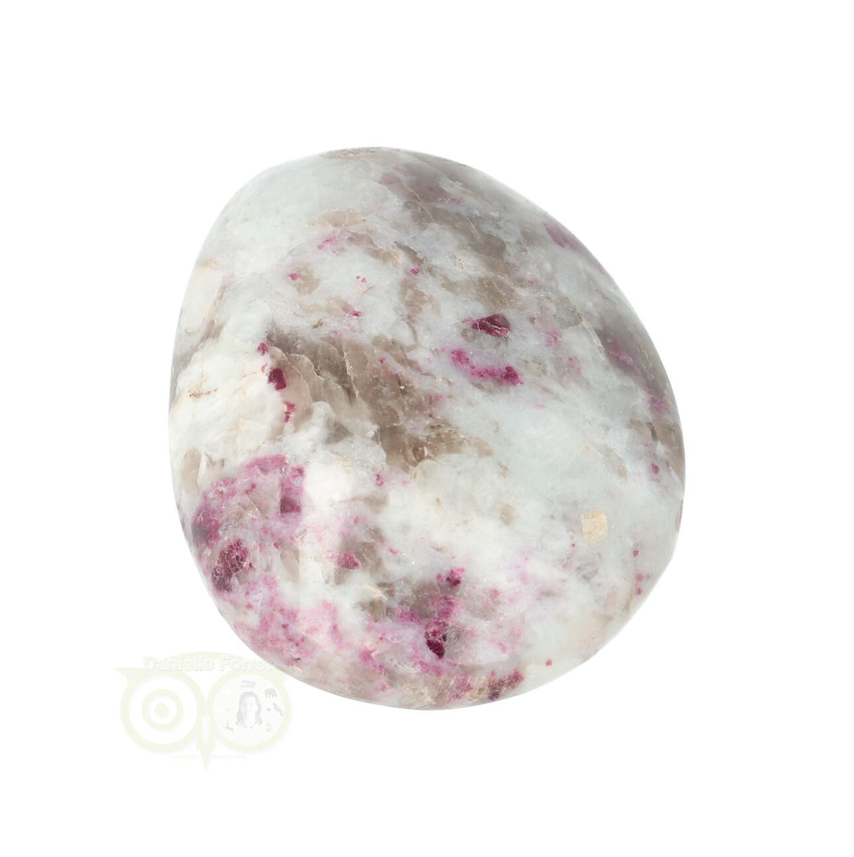 Rubbeliet ( rode toermalijn ) handsteen Nr 33