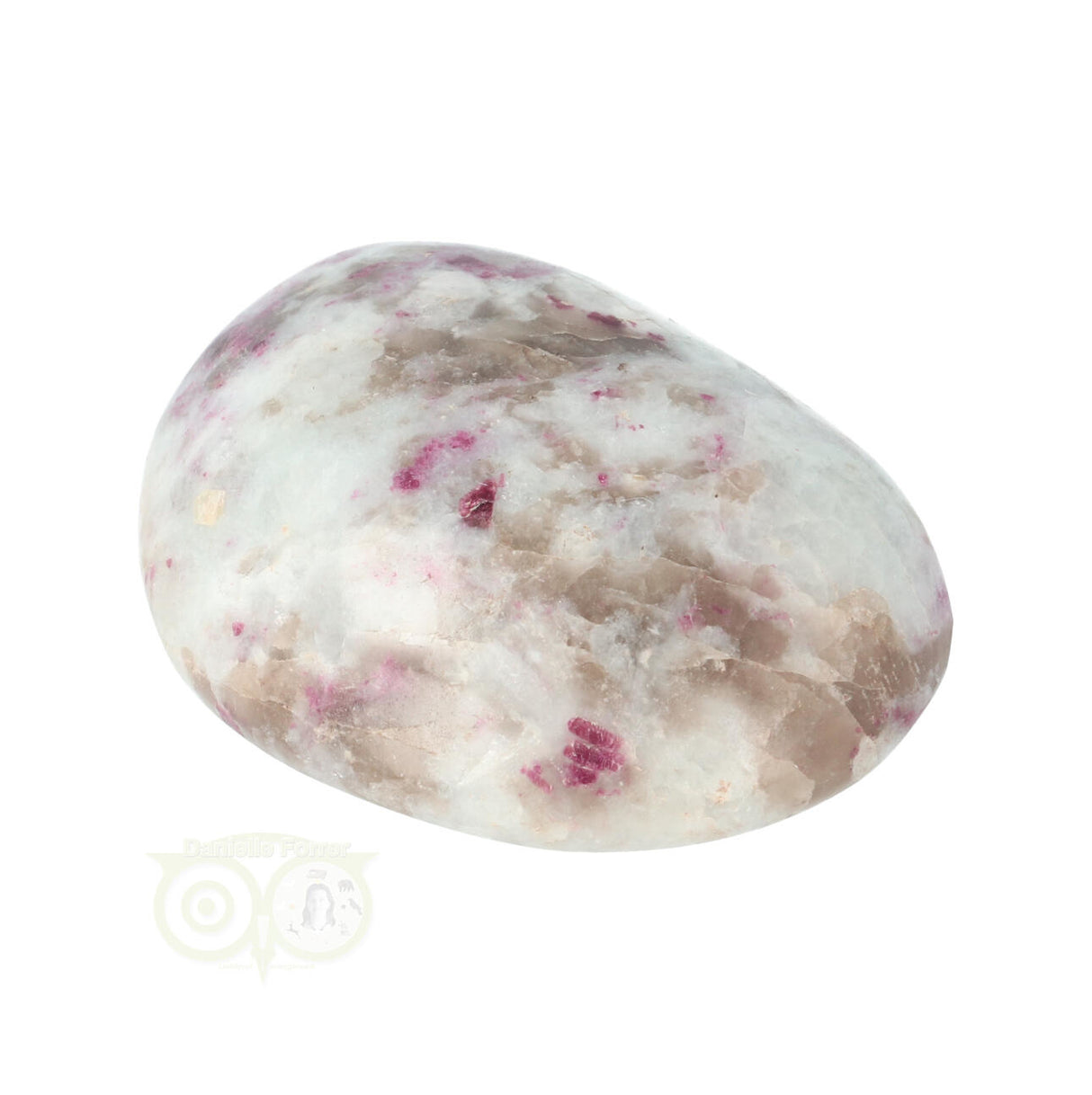 Rubbeliet ( rode toermalijn ) handsteen Nr 33