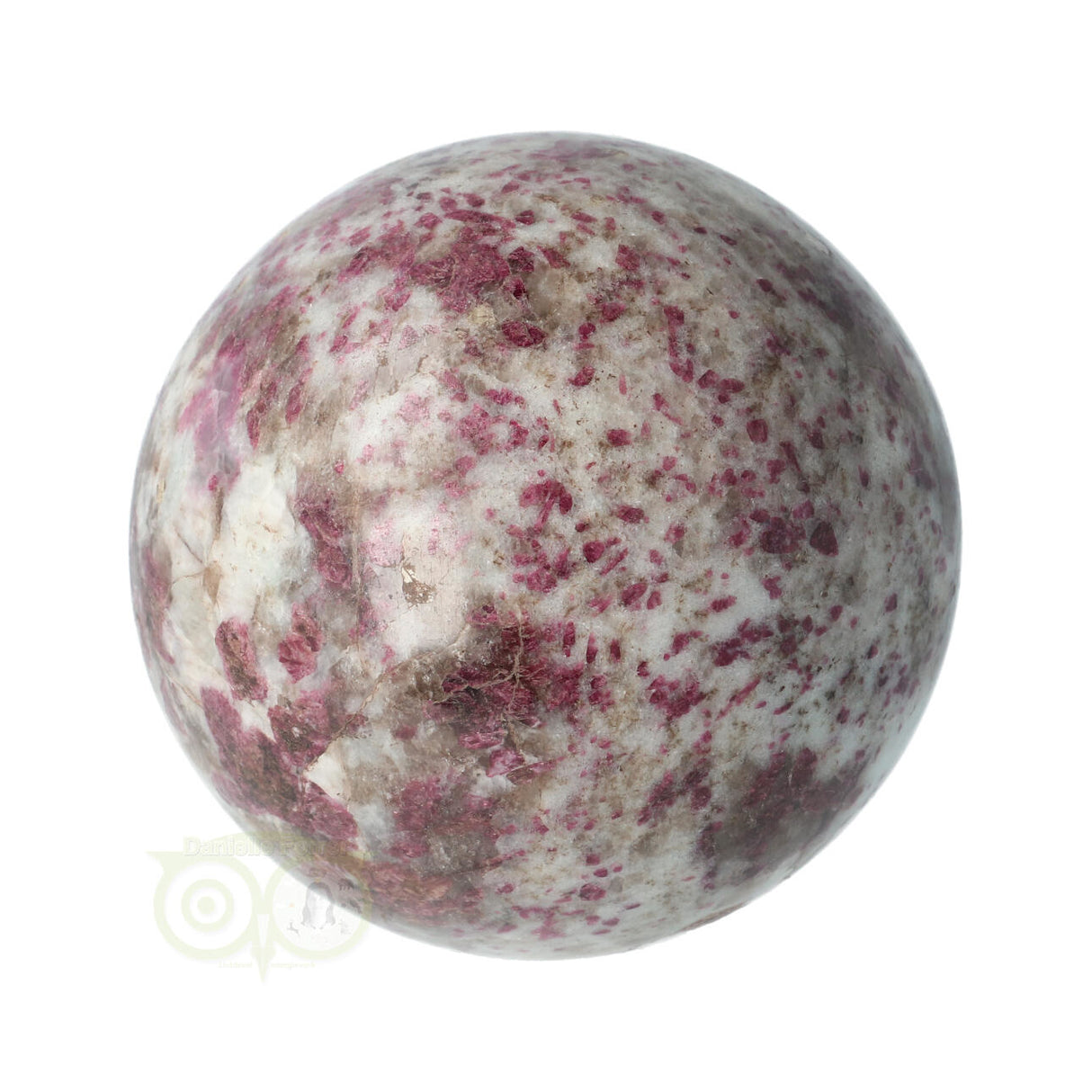 Rubbelit (roter Turmalin) Kugel Ø 8,05 cm