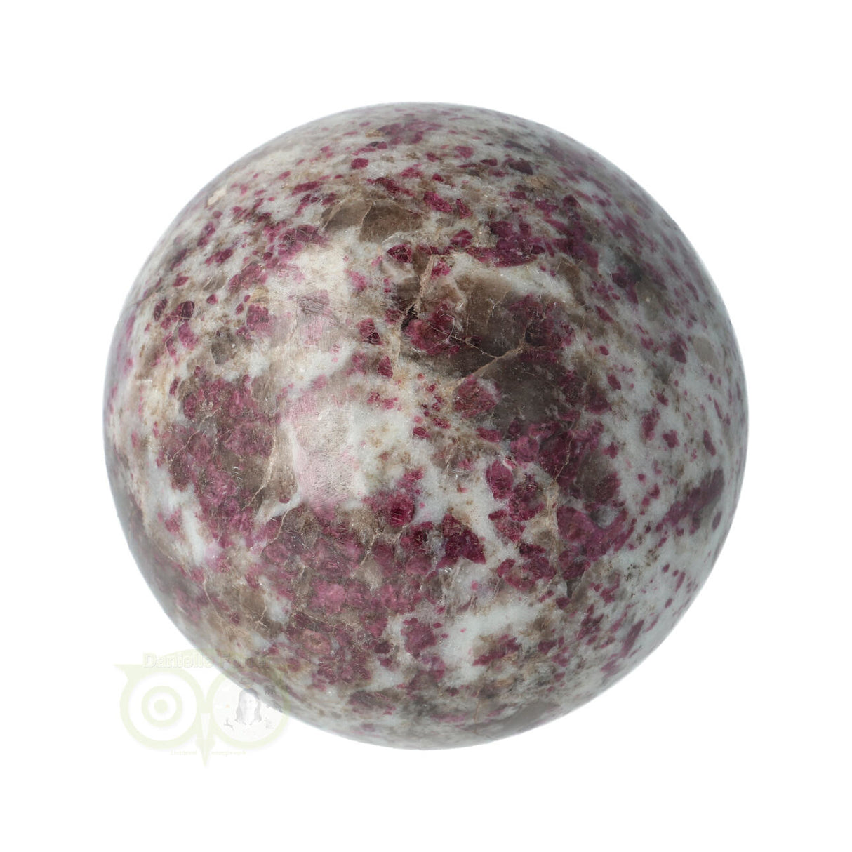 Rubbelit (roter Turmalin) Kugel Ø 8,05 cm