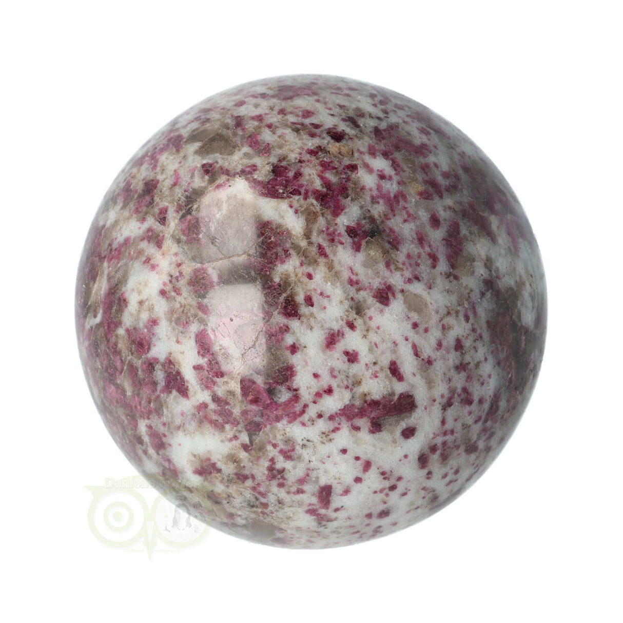 Rubbelit (roter Turmalin) Kugel Ø 8,05 cm