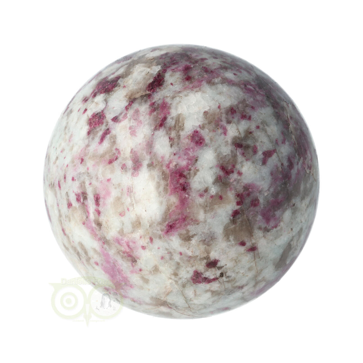 Rubbeliet ( rode toermalijn ) Bol Ø 8.57 cm