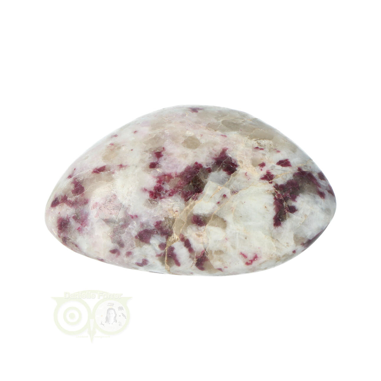 Rubbeliet ( rode toermalijn ) handsteen Nr 18