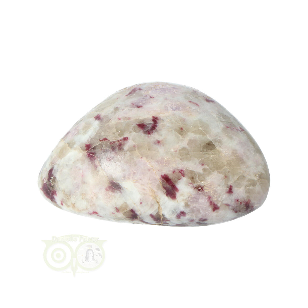 Rubbeliet ( rode toermalijn ) handsteen Nr 18