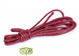 Waxkoord 1.5 mm Rood / Ruby Red 1,2 mtr