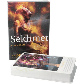sekhmet inzichtkaarten petra stam 66 kaarten feline orakelkaarten