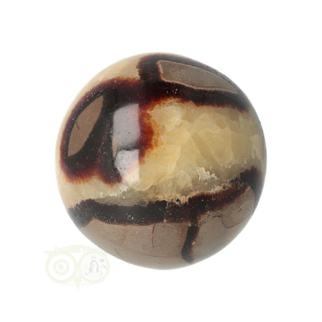 Septarie bol nr. 23 – detailopname aragonietaders – Madagaskar – Webshop Danielle Forrer