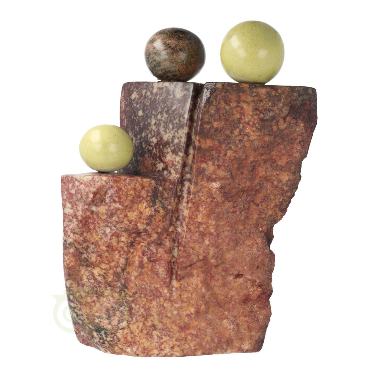 Serpentijn 'Family 3' Art-sculptuur Nr 4