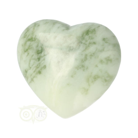 serpentijn edelsteen hart 4 cm gepolijst