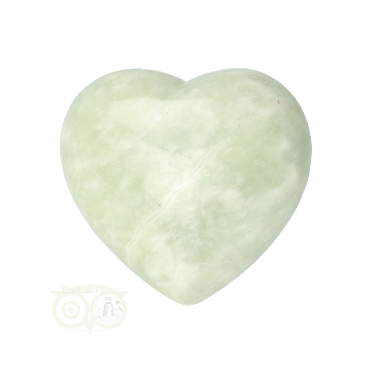 Serpentijn  ( New Jade ) hart 4 cm  Nr 9