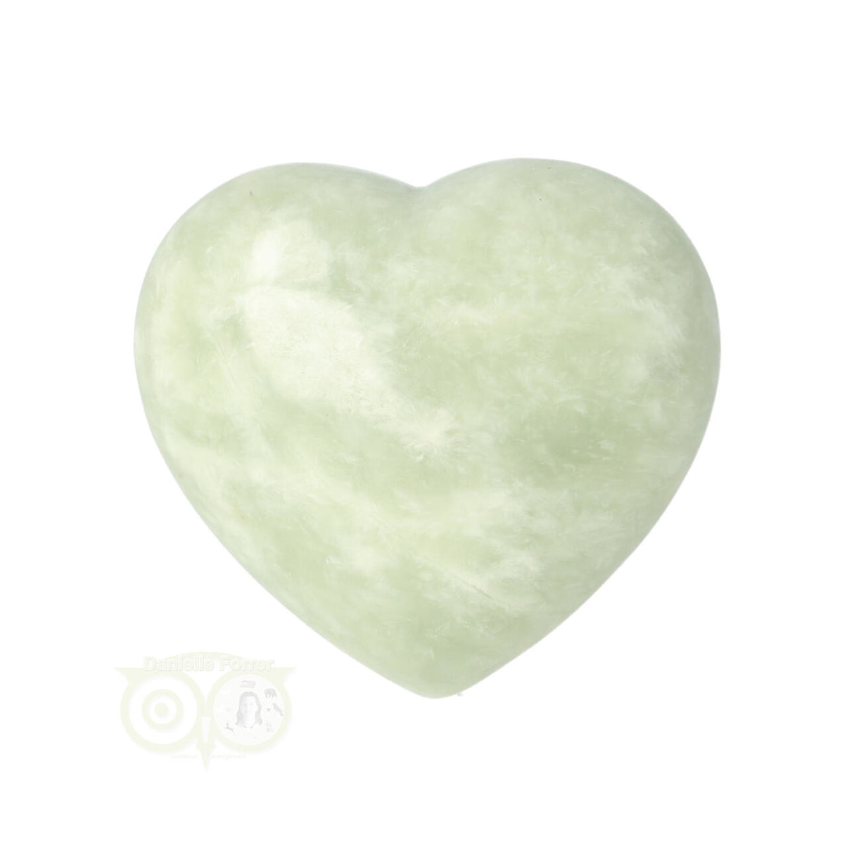 Serpentijn  ( New Jade ) hart 4 cm  Nr 9