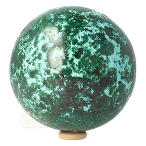 Shattuckiet malachiet bol nr. 3 van 1227 gram met blauwe en groene tinten