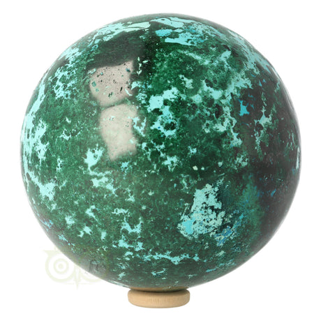 Shattuckiet bol met chrysocolla en malachiet insluitsels
