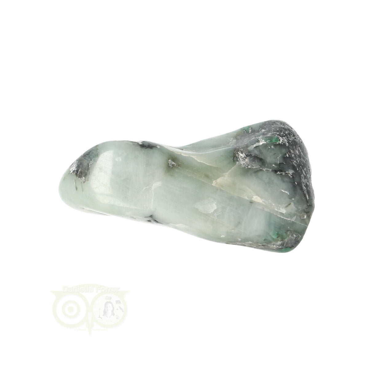 Smaragd trommelsteen Nr 19