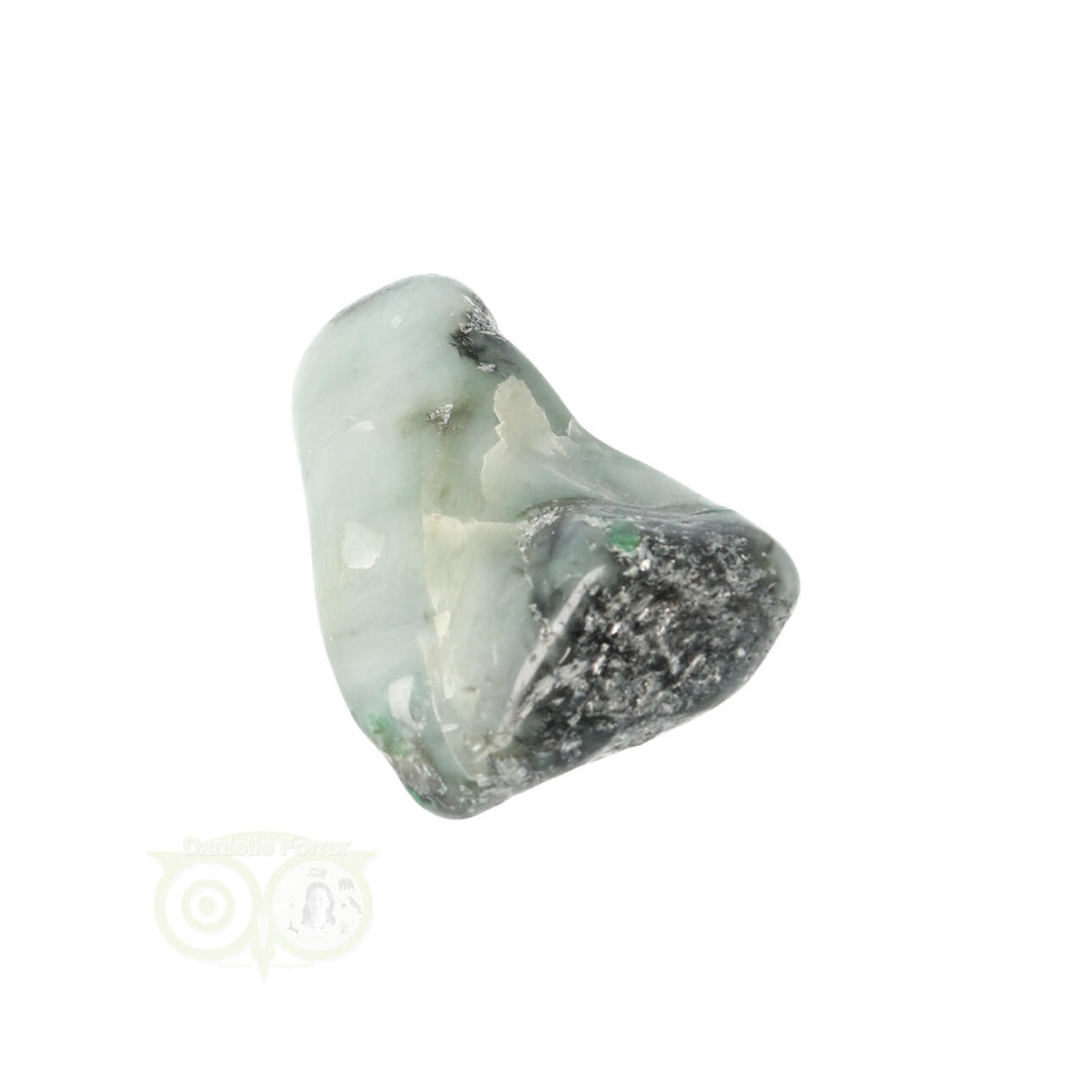 Smaragd trommelsteen Nr 19