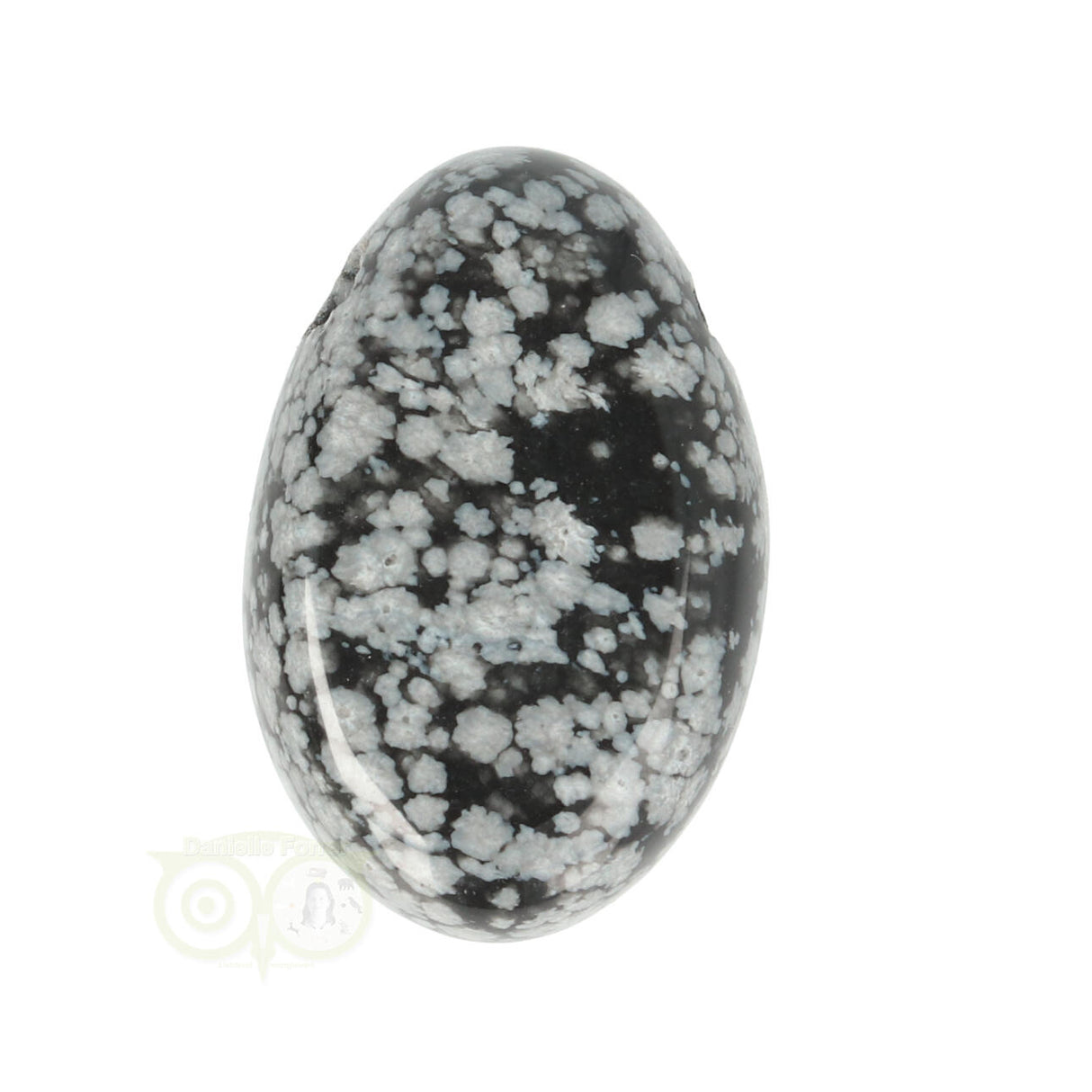 Sneeuwvlok Obsidiaan hanger Nr 16