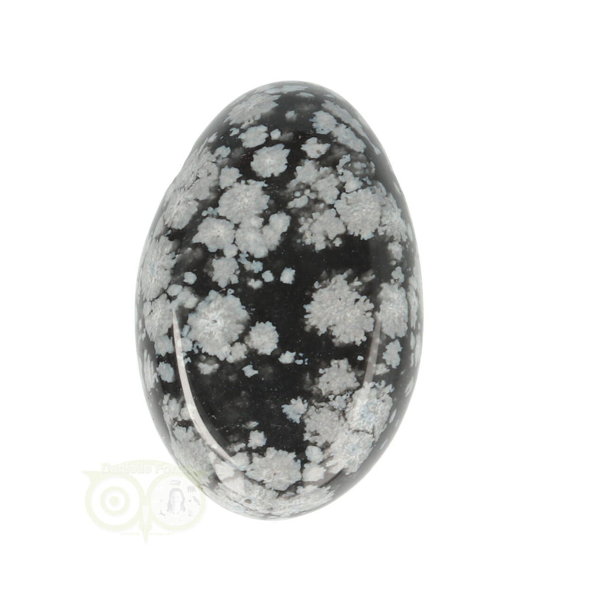 Sneeuwvlok Obsidiaan hanger Nr 16