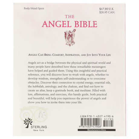 The Angel Bible - Hazel Raven - achterkant boek paperback Engels – Webshop Danielle Forrer