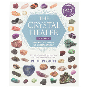 he Crystal Healer Volume 2 Philip Permutt voorkant – Engelstalig boek 250 kristallen energetisch welzijn paperback 160 pagina's – Webshop Danielle Forrer