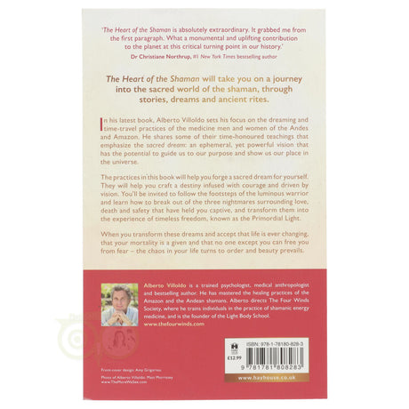 The Heart of the Shaman Alberto Villoldo achterkant – energetische geneeskunde medicijnmannen Zuid-Amerika spirituele groei – Webshop Danielle Forrer