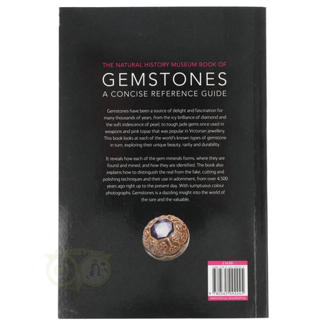 The Natural History Museum Book of Gemstones - Robin Hansen - achterkant boek Engels – Webshop Danielle Forrer