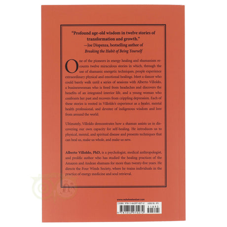 The Shaman's Book of Living and Dying Alberto Villoldo achterkant – energetische geneeskunde inheemse tradities zelfheling groei – Webshop Danielle Forrer