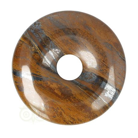 tijgerijzer donut sieraad bruin goud tinten