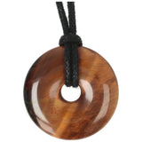 Tijgeroog Donut hanger Nr 20 - Ø 3 cm
