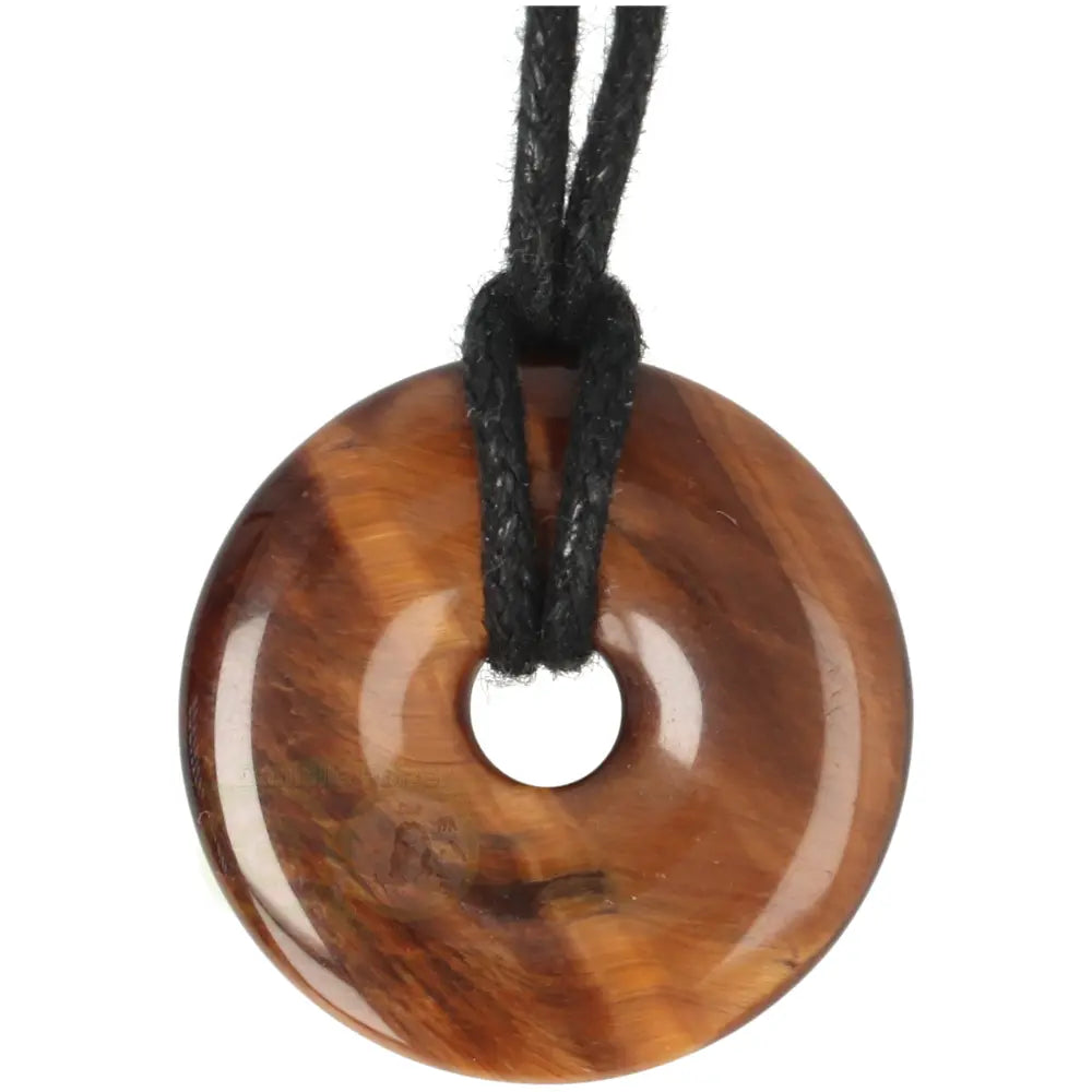 Tijgeroog Donut hanger Nr 20 - Ø 3 cm