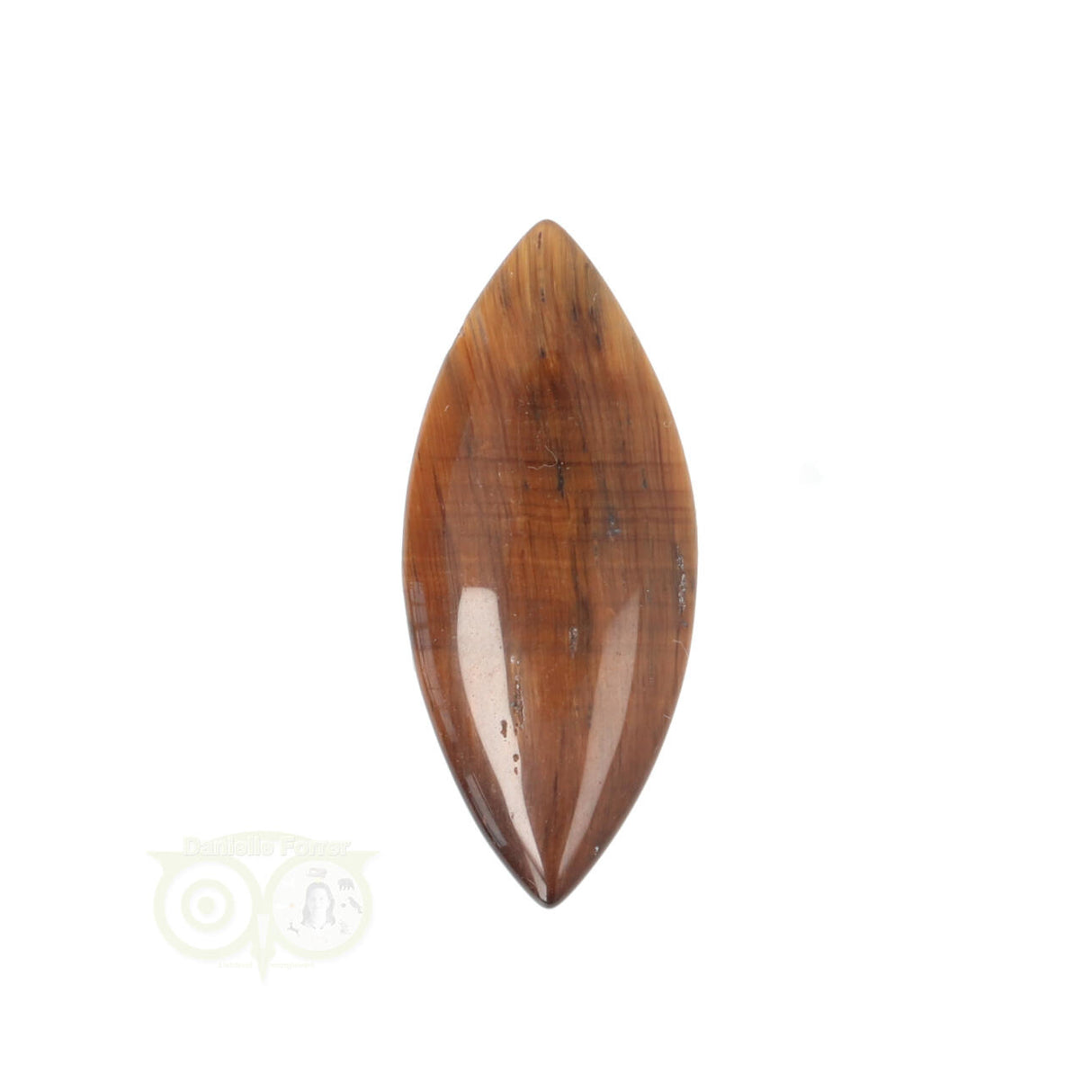 Ovaler Tigeraugen-Anhänger Nr. 17