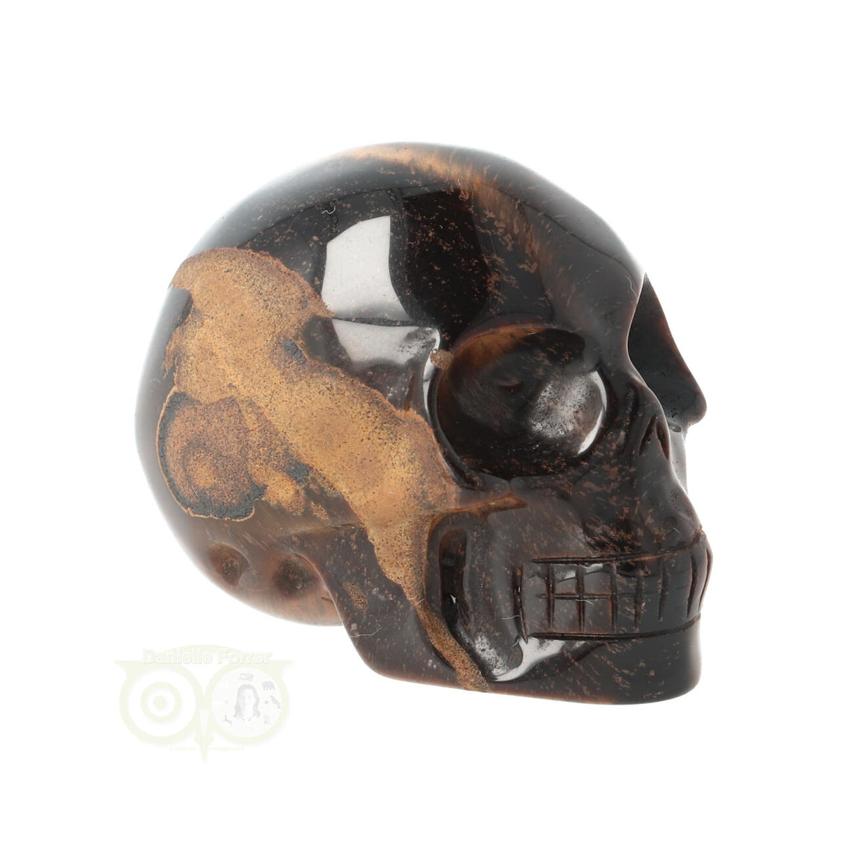 Tiger Eye Skull No. 18