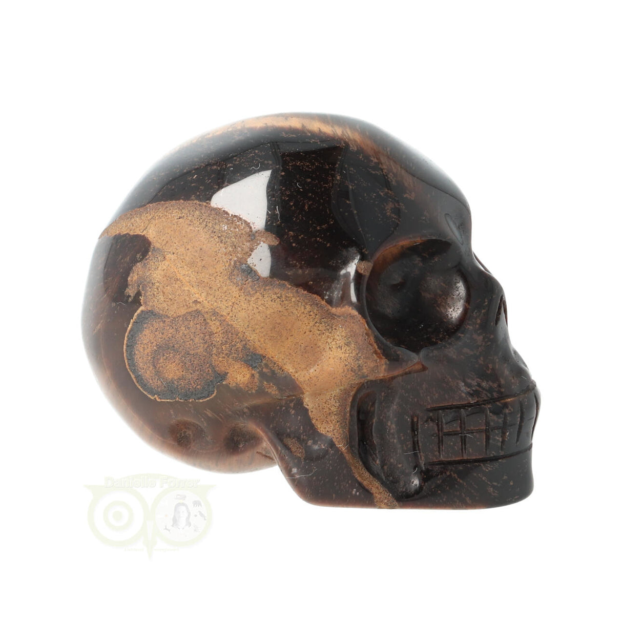 Tiger Eye Skull No. 18
