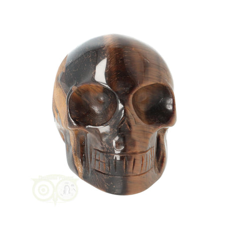 tijgeroog skull 103 gram goudbruin
