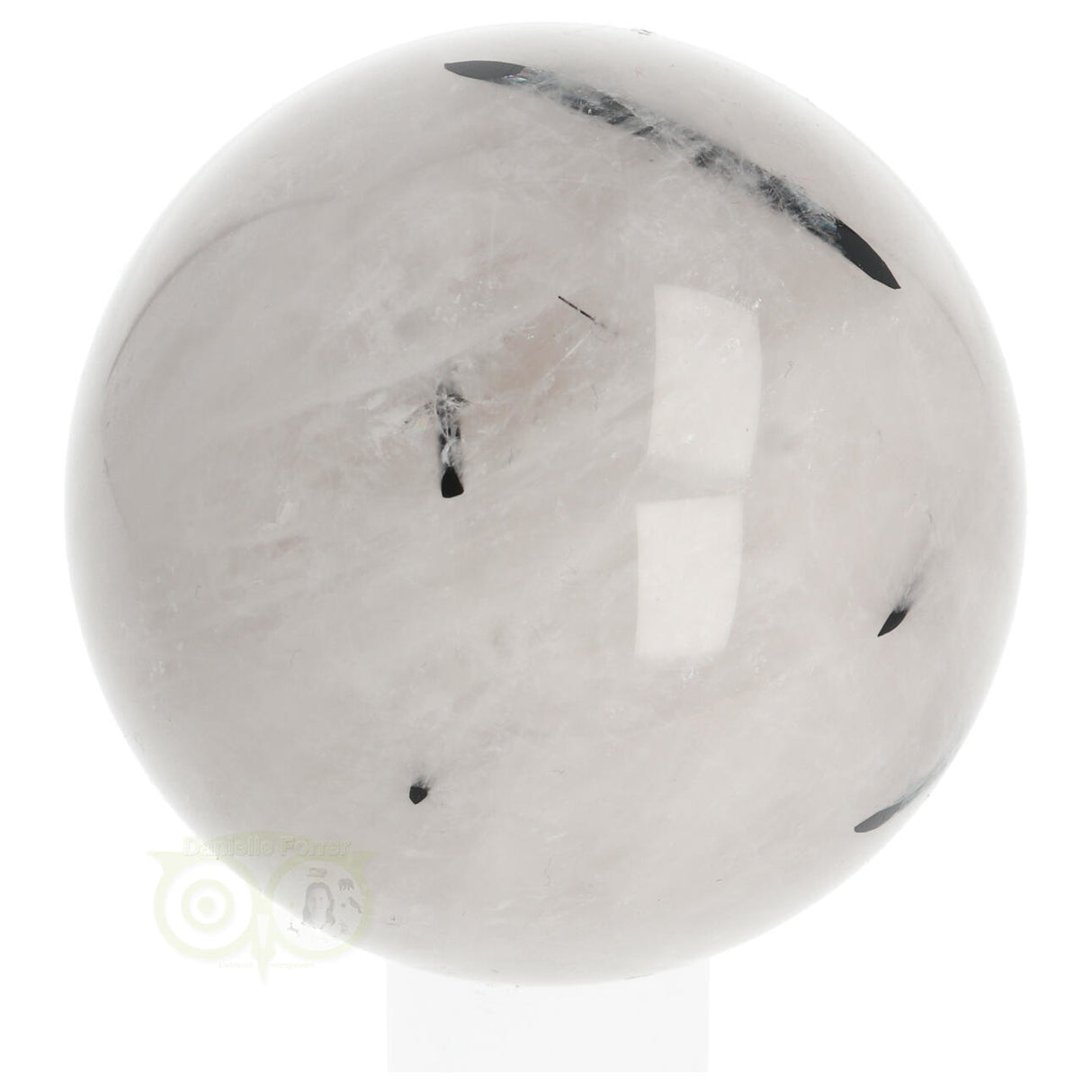 Toermalijn kwarts Bol Nr 25 - Ø 5.73 cm