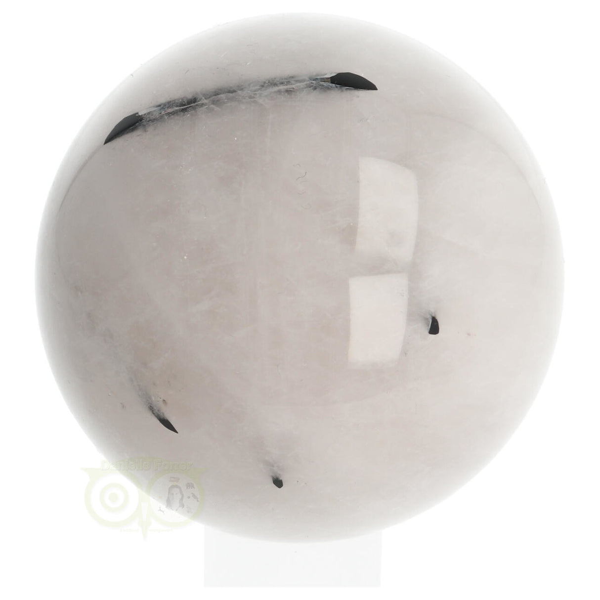 Toermalijn kwarts Bol Nr 25 - Ø 5.73 cm