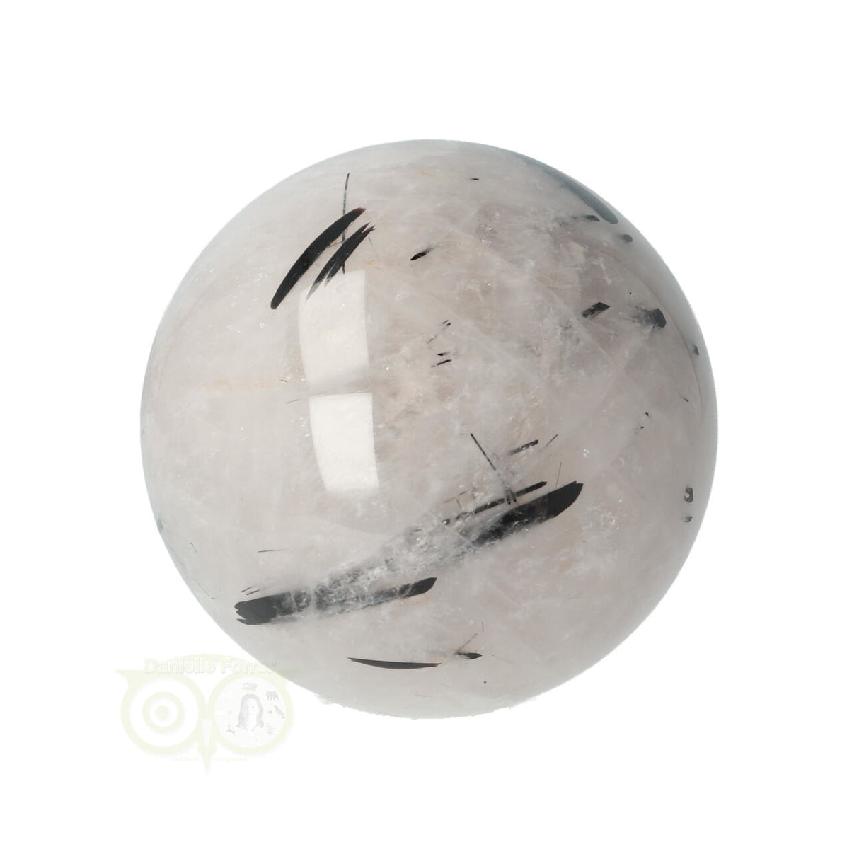 Toermalijn kwarts Bol Nr 27 - Ø 4..89 cm